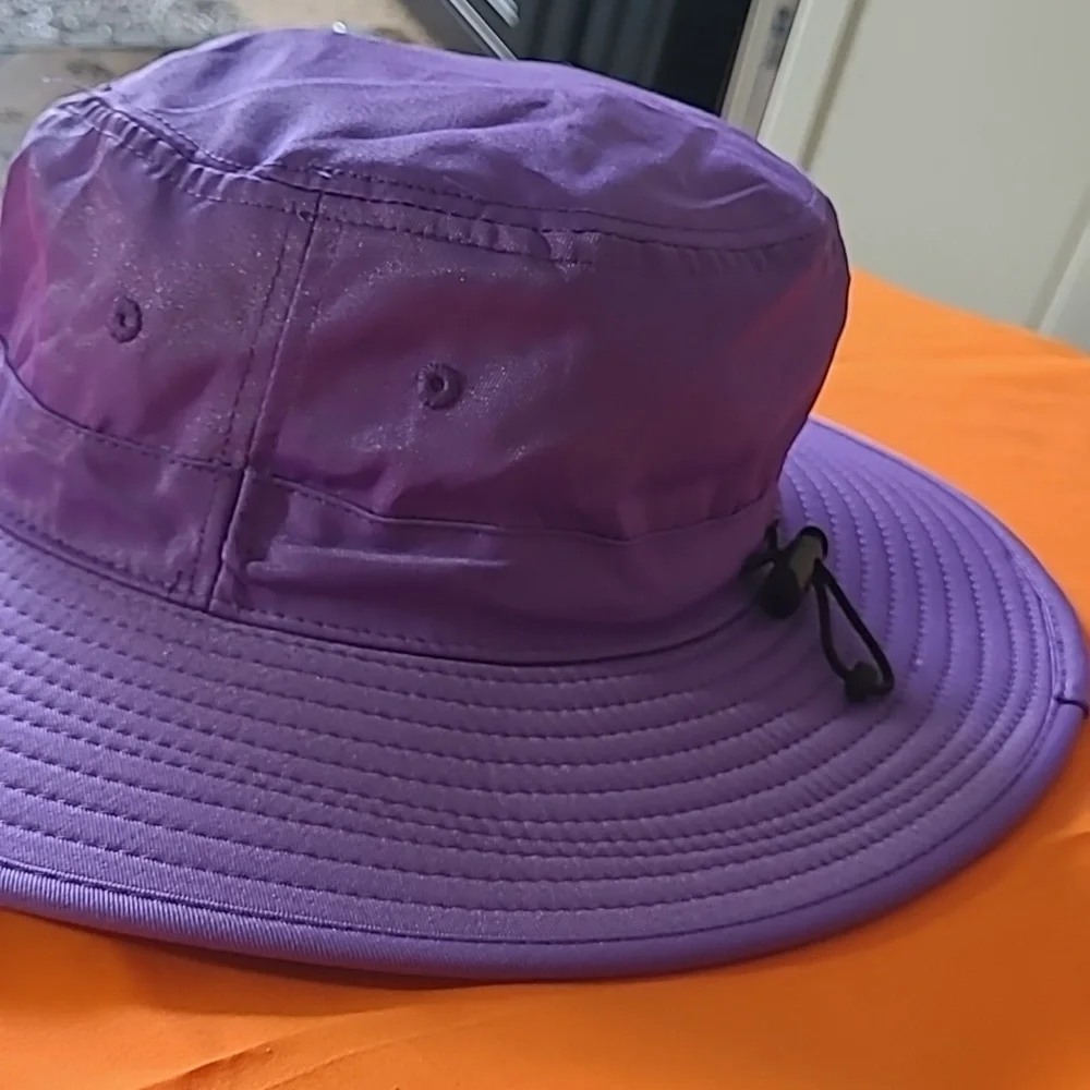 Utopia Of The Seas Embroided Purple Royal Caribbean Sun Bucket Hat Looks New! - Picture 3 of 5